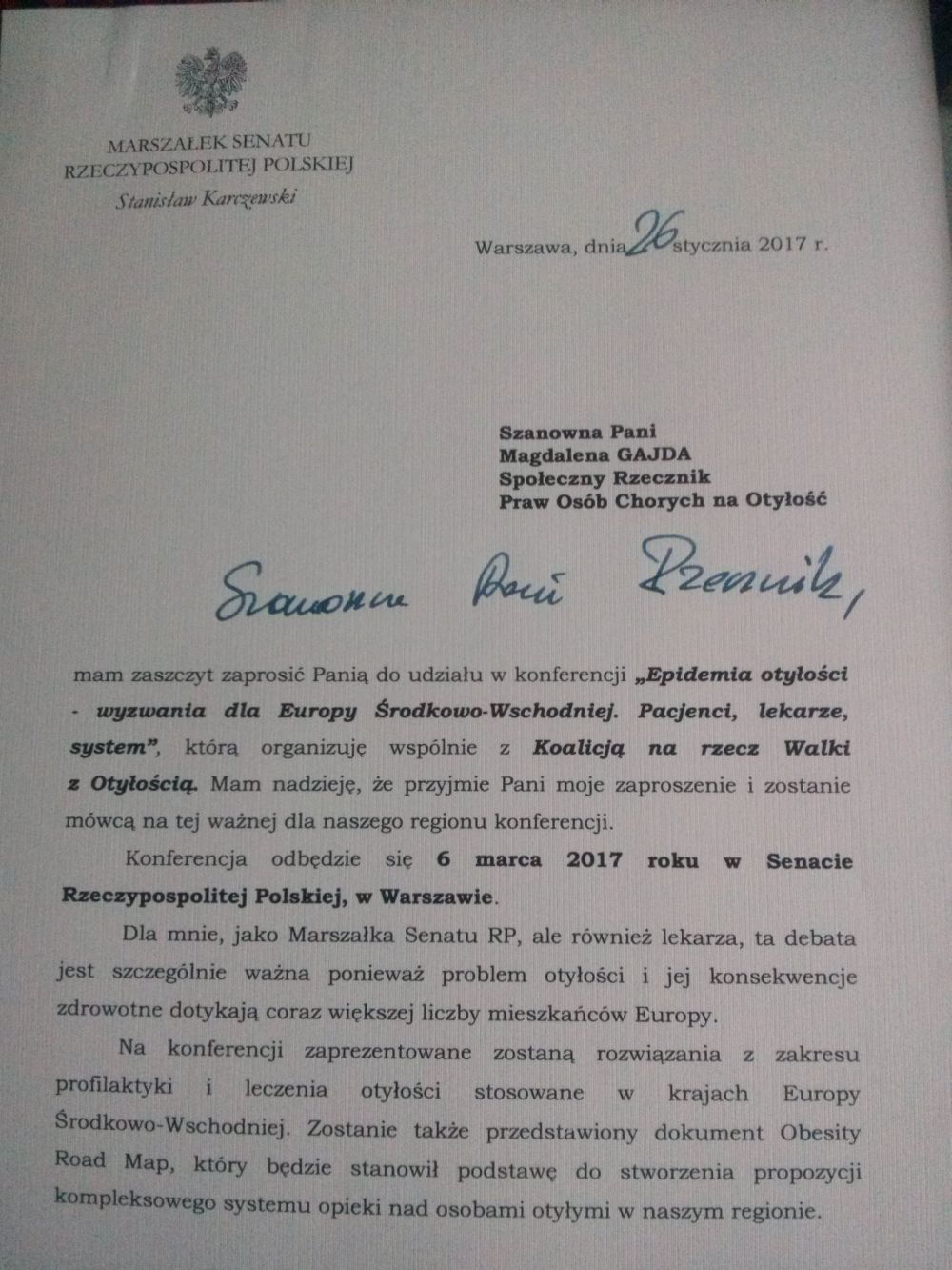 Koalicja Senat zaproszenie I