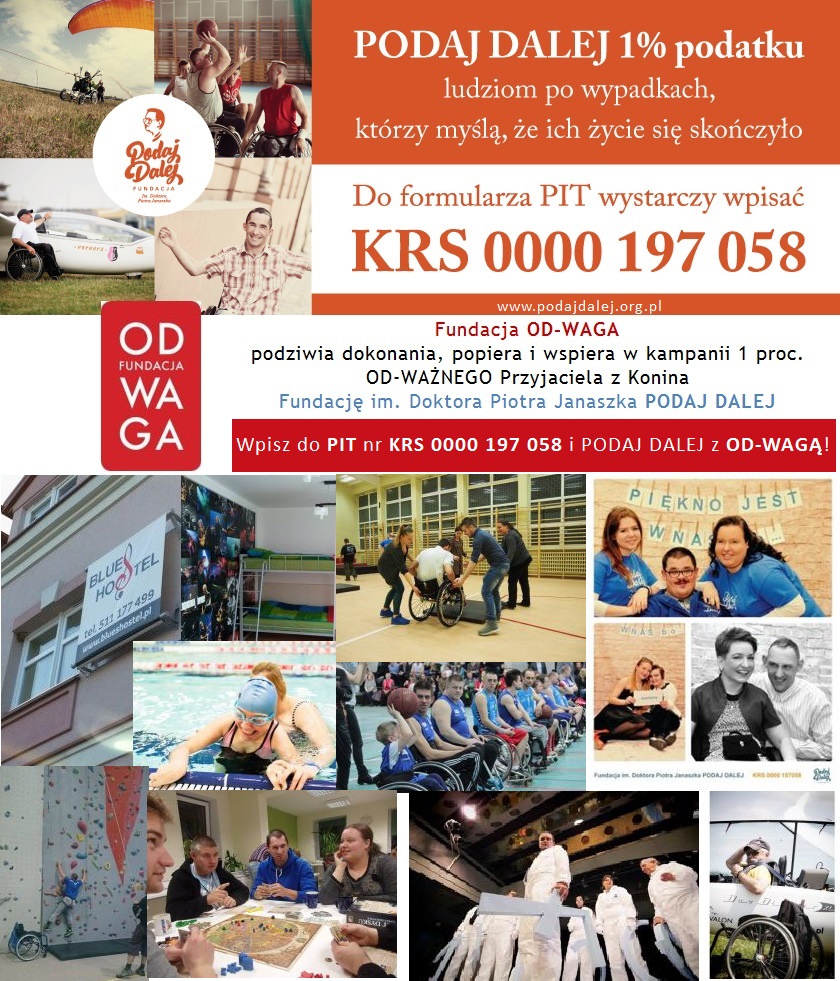 Podaj Dalej z OD-WAGA 1 proc